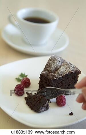 Stock Photo - Chocolate cake. Fotosearch