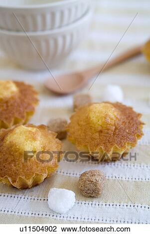 Stock Image - Madeleine cakes. Fotosearch