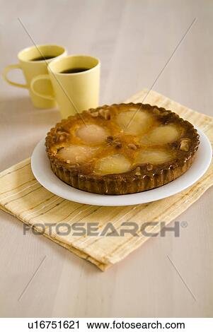 Pear Tart View Large Photo Image Stock Image - Pear Tart. Fotosearch