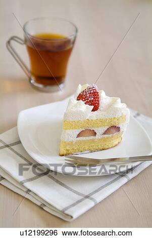 Strawberry shortcake View Large Photo Image Stock Photograph - Strawberry shortcake. Fotosearch