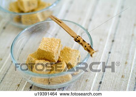 Warabi Mochi View Large Photo Image Picture - Warabi Mochi. Fotosearch