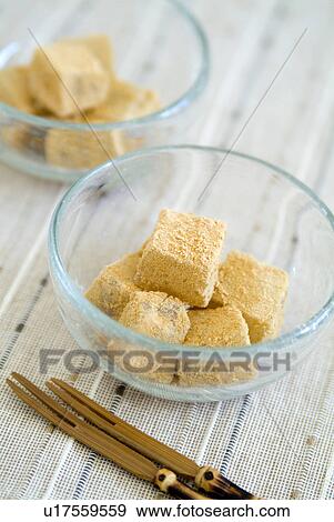 Stock Photo - Warabi Mochi. Fotosearch