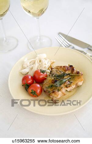 Stock Photography - Herb chicken. Fotosearch