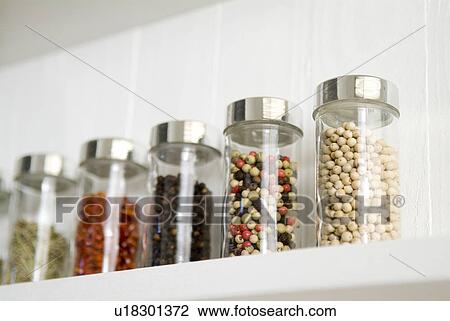Spice jars View Large Photo Image Stock Image - Spice jars. Fotosearch