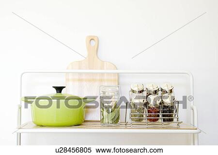 Stock Photography - Spice rack. Fotosearch