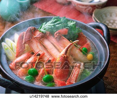 Boiled crab in pot View Large Photo Image Stock Photo - Boiled crab in pot. Fotosearch