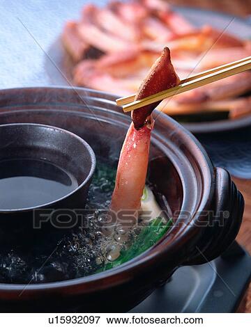 Stock Photo - Boiled crab in pot. Fotosearch