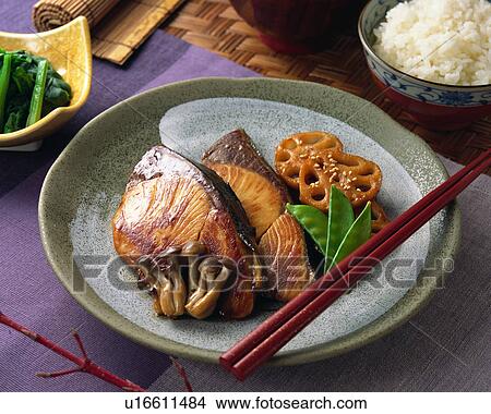 Grilled Amberjack View Large Photo Image Picture - Grilled Amberjack. Fotosearch