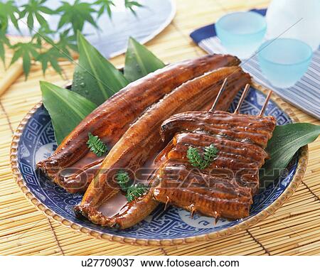 Grilled eel View Large Photo Image Stock Photo - Grilled eel. Fotosearch