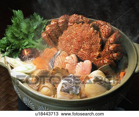 Seafood in pot View Large Photo Image Stock Image - Seafood in pot. Fotosearch