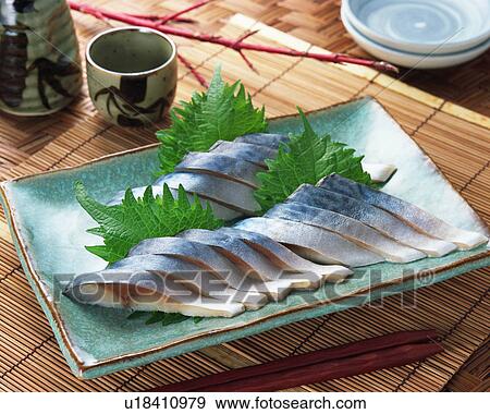 Stock Photo - Vinegared Mackerel. Fotosearch