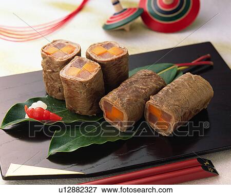 Stock Photo - Beef Roll with Vegetables. Fotosearch