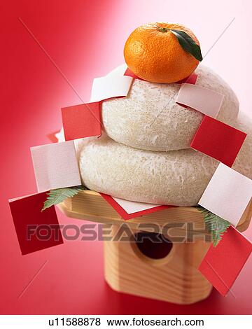 Stock Photo - Kagamimochi. Fotosearch