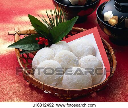 Stock Image - Rice cake. Fotosearch