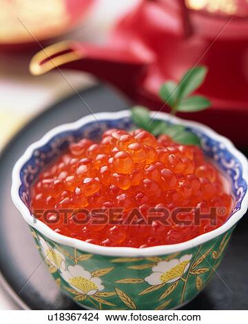 Picture - Salmon roe. Fotosearch