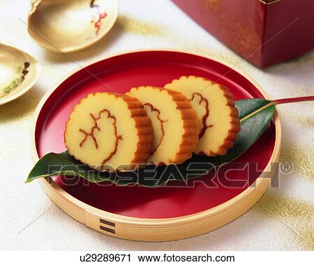 Stock Image - Sweet Rolled Omelet. Fotosearch