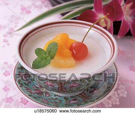 Stock Image - Almond Jelly . Fotosearch