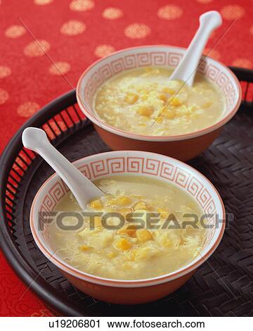 Stock Image - Corn Soup. Fotosearch