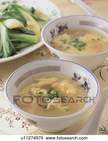 Stock Photography - Egg Soup. Fotosearch