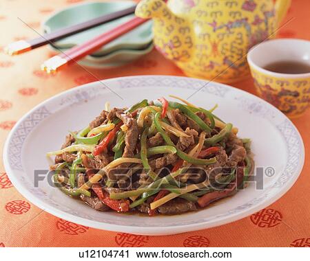 Shredded Beef with Pepper View Large Photo Image Stock Image - Shredded Beef with Pepper. Fotosearch