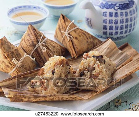Steamed Rice in Lotus Leaf View Large Photo Image Stock Image - Steamed Rice in Lotus Leaf. Fotosearch