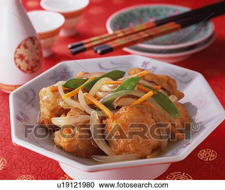 Sweet and Sour Chicken View Large Photo Image Stock Image - Sweet and Sour Chicken. Fotosearch
