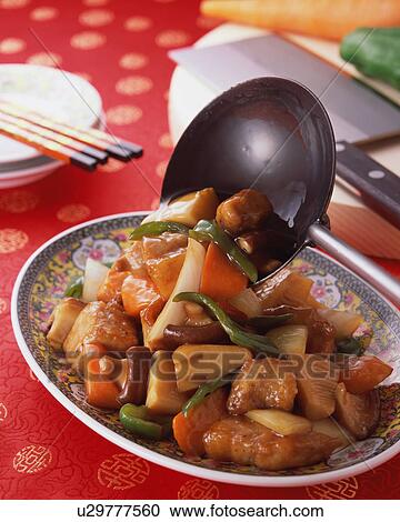 Stock Image - Sweet and Sour Pork. Fotosearch