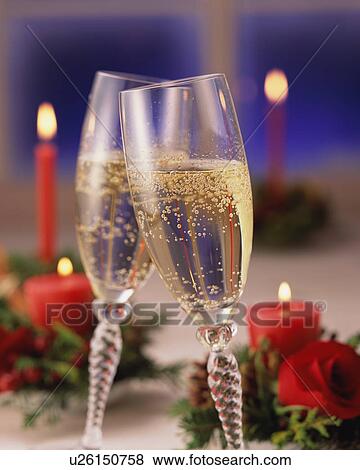 Close up of two champagne glasses View Large Photo Image Stock Photo - Close up of two champagne glasses. Fotosearch