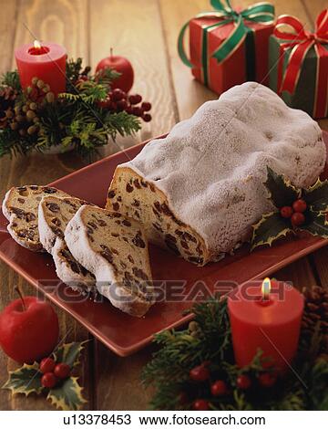 High angle view of dry fruit cake for Christmas View Large Photo Image Stock Image - High angle view of dry fruit cake for Christmas. Fotosearch