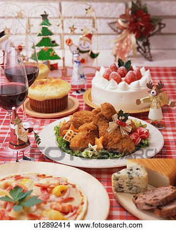 Plenty dishes arranged for Christmas dinner View Large Photo Image Picture - Plenty dishes arranged for Christmas dinner. Fotosearch