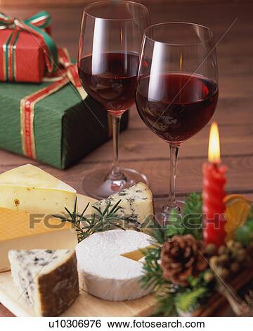 Two glasses of wine and cheese View Large Photo Image Stock Photograph - Two glasses of wine and cheese. Fotosearch