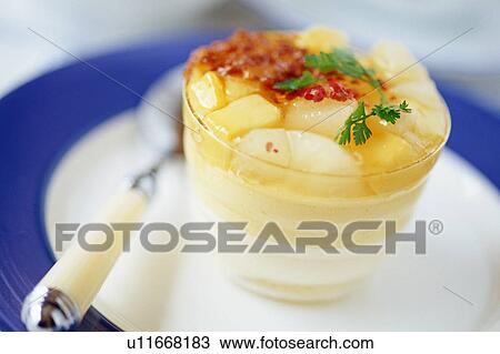 Stock Image - Fruit Mousse. Fotosearch