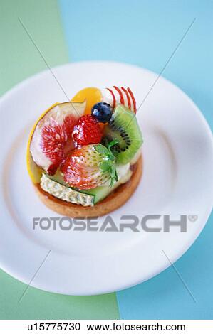Stock Image - Fruit Tart. Fotosearch