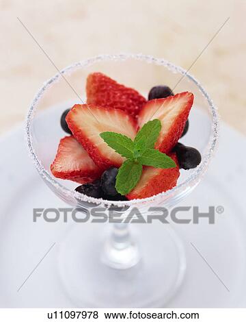 Stock Photo - Fruits in a cup. Fotosearch