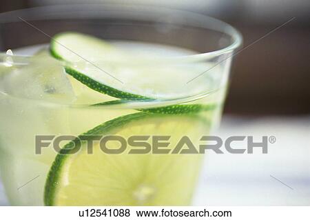 Stock Photo - Lime juice, close-up. Fotosearch