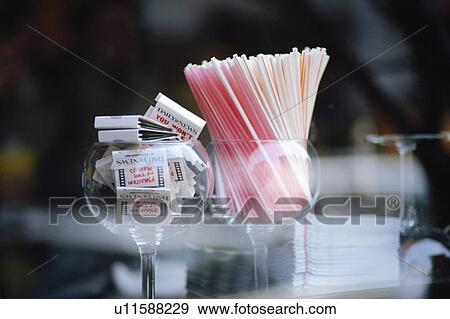 Stock Photo - Matches and straws. Fotosearch