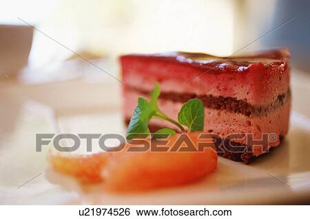 Strawberry cake View Large Photo Image Stock Photograph - Strawberry cake. Fotosearch