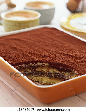 Tiramisu View Large Photo Image Stock Photo - Tiramisu. Fotosearch