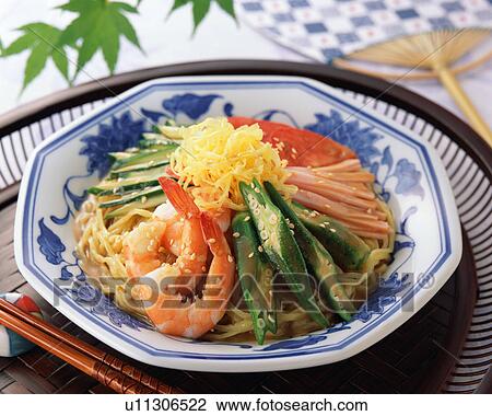 Cold noodle with vegetables View Large Photo Image Stock Image - Cold noodle with vegetables. Fotosearch