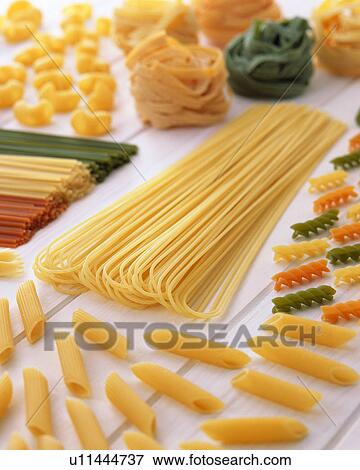 Stock Photo - Dry pasta. Fotosearch