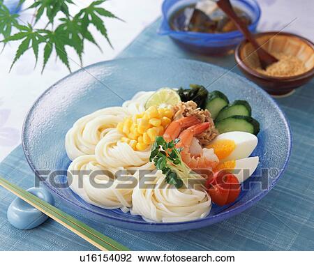 Japanese wheat noodle with vegetables View Large Photo Image Stock Image - Japanese wheat noodle with vegetables. Fotosearch