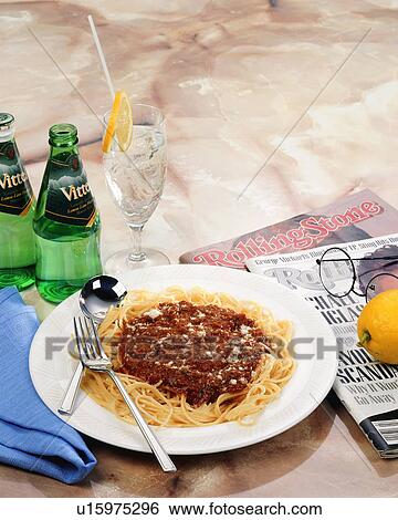 Stock Photograph - Spaghetti Bolognese . Fotosearch