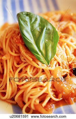 Spaghetti with tomato sauce View Large Photo Image Stock Image - Spaghetti with tomato sauce. Fotosearch