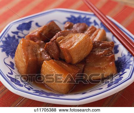 Stock Photo - Broiled pork. Fotosearch
