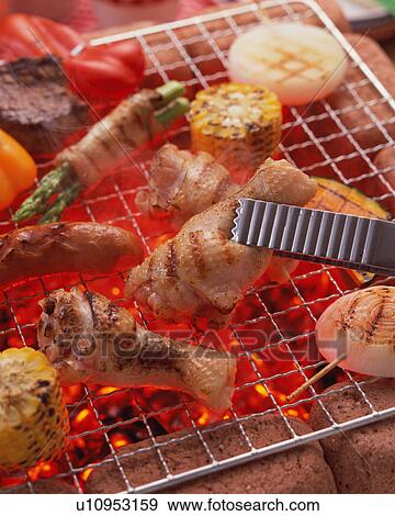 Stock Photo - Chicken BBQ. Fotosearch