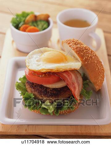Stock Photo - Hamburger. Fotosearch