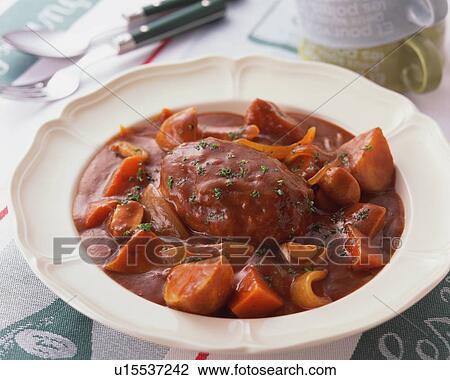 Hamburger with demigras sauce View Large Photo Image Stock Image - Hamburger with demigras sauce. Fotosearch