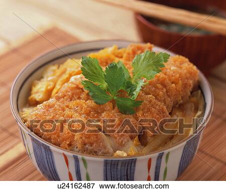 Katsudon View Large Photo Image Stock Photo - Katsudon. Fotosearch