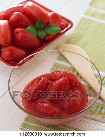 Canned tomato View Large Photo Image Stock Image - Canned tomato. Fotosearch