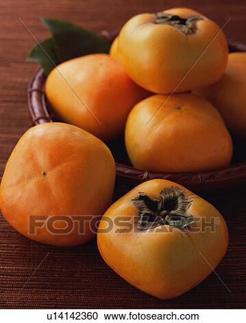 Stock Image - Japanese Persimmon. Fotosearch